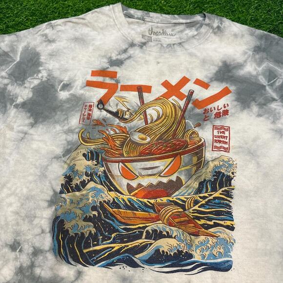 "The Great Ramen" retro tie-dye graphic tee - Picture 2 of 4